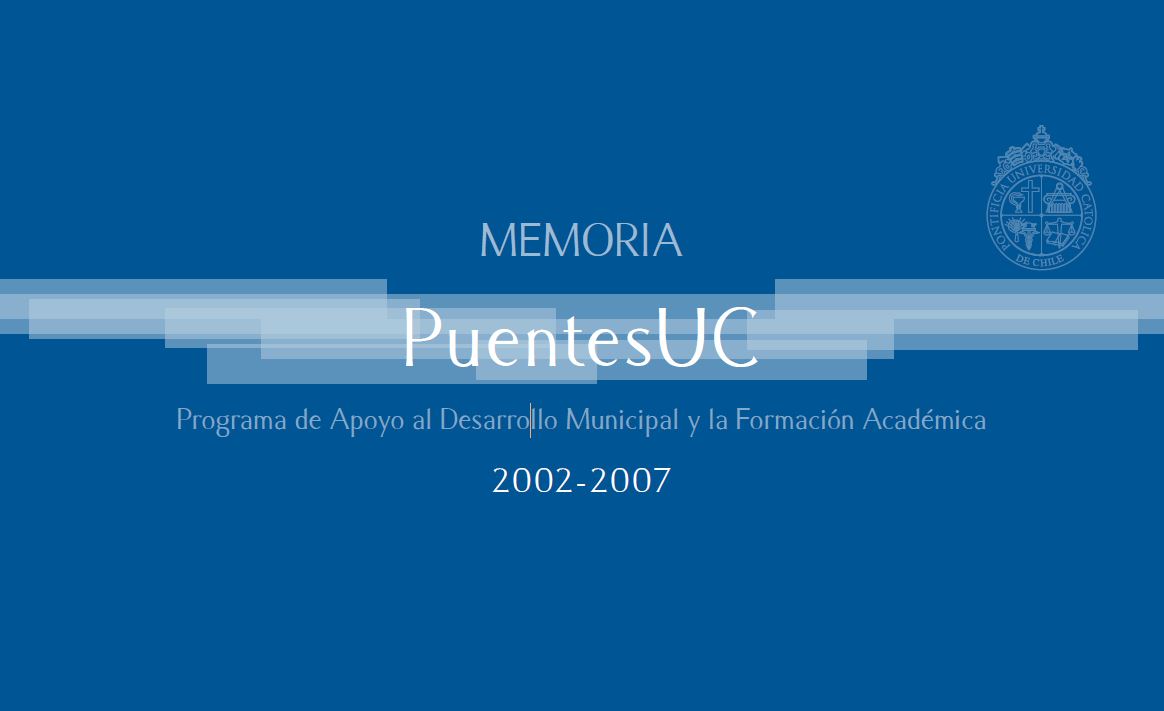 Imagen de Memoria anual Puentes UC 2007